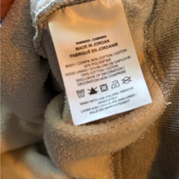 Nike Light Grey Cropped Pullover Hoodie - Picture 6 of 6